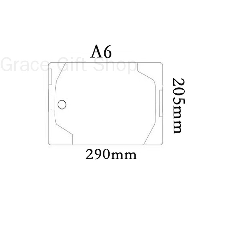 Bao da PVC trong suốt cho Notebook A5/A6