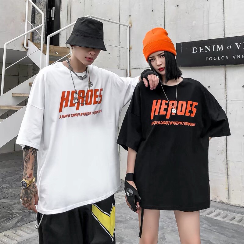 Áo thun tay lỡ unisex form rộng NARUTO nam nữ phong cách ulzzang Wind