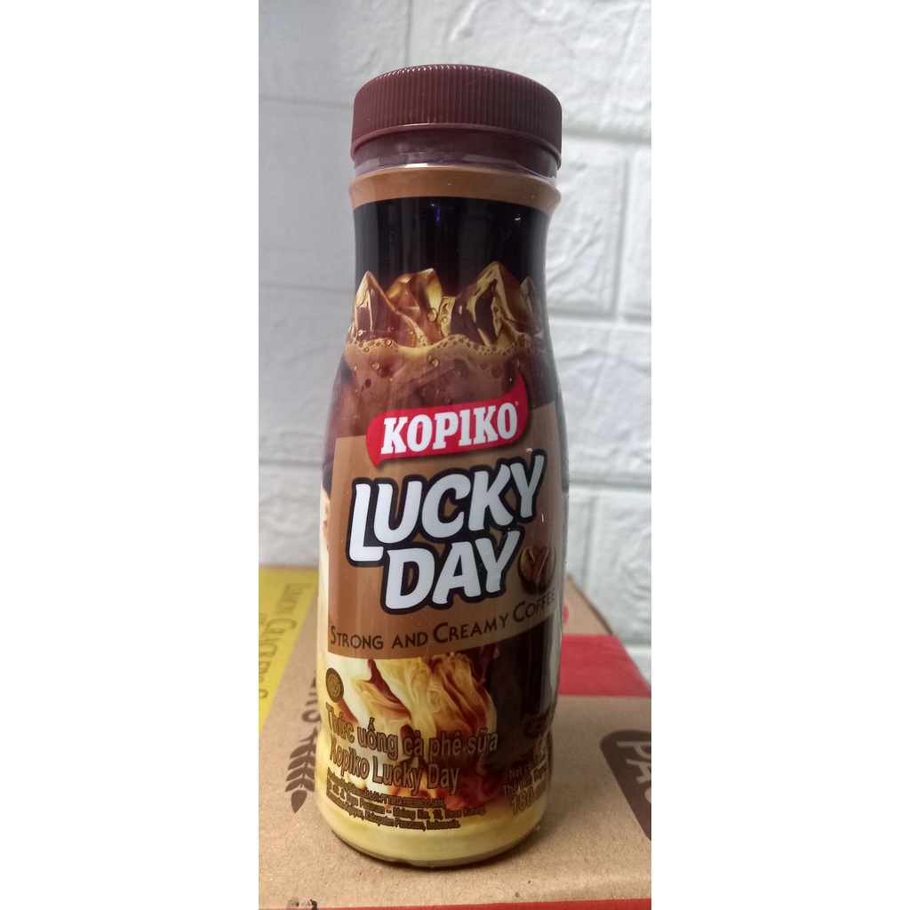 Cà phê sữa Kopiko Lucky Day 180ml