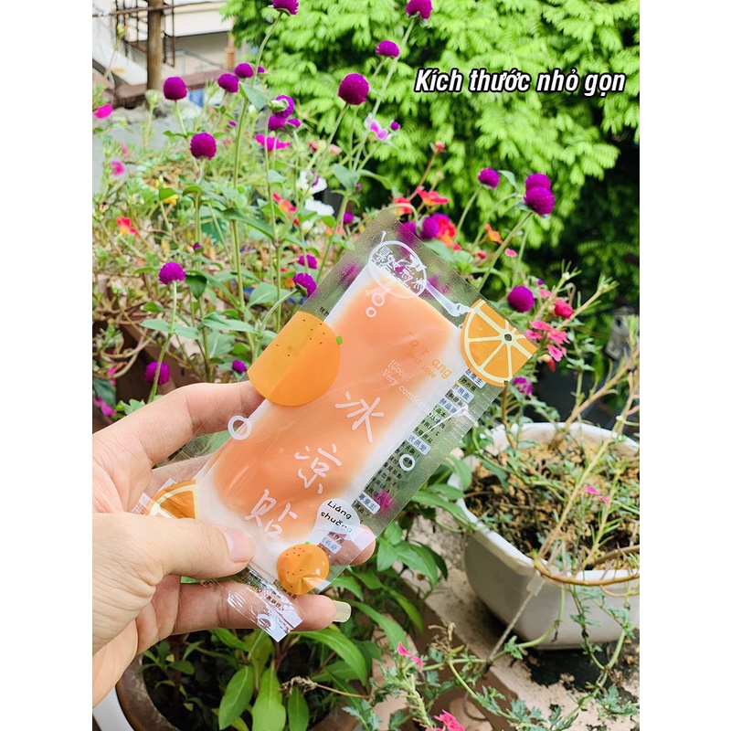 Combo 2 miếng dán làm mát/hạ sốt giải nhiệt mùa hè hương trái cây
