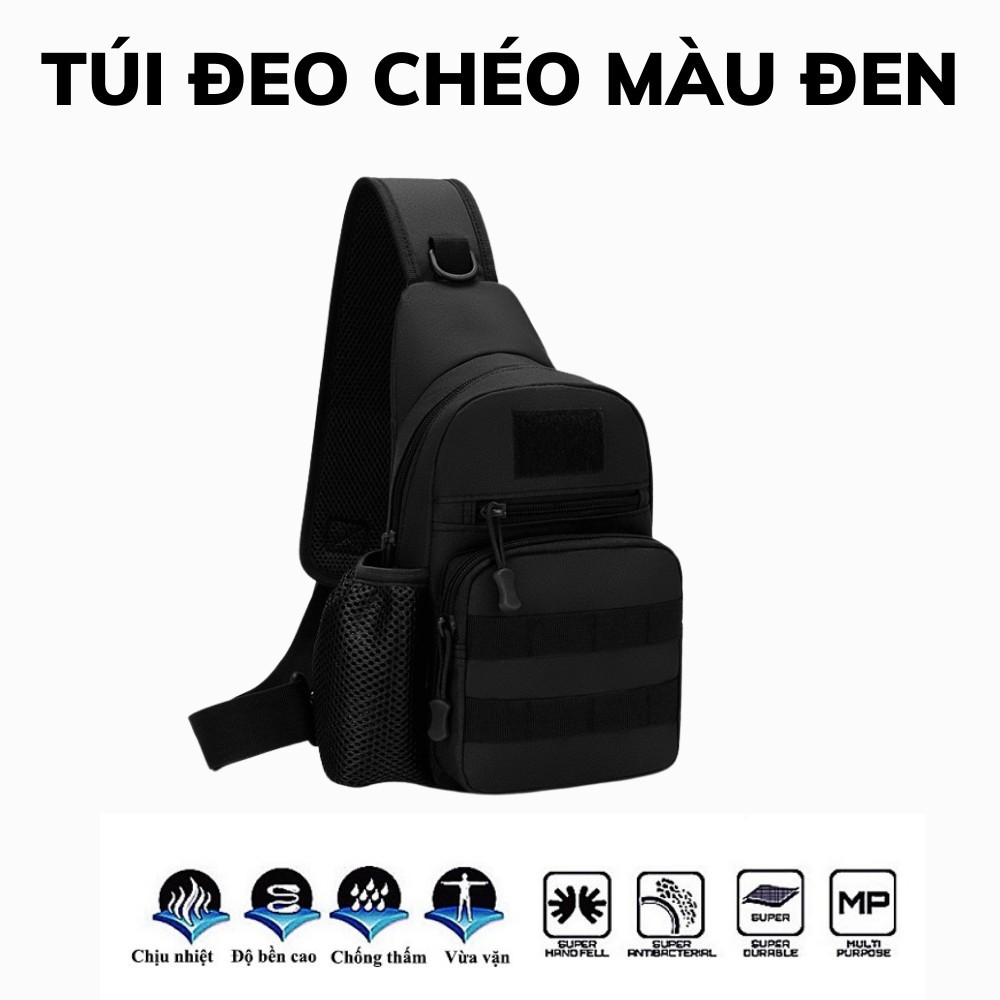 Túi đeo chéo câu lure kt 31x20x11cm, túi đeo đựng mồi giả và phụ kiện đi câu cá nhỏ gọn tiện lơik siều bền