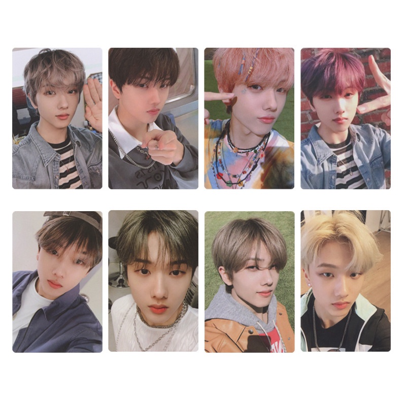 Set 8 Thẻ Hình Các Thành Viên Nhóm Nhạc Kpop NCT Dream Photocards Jisung