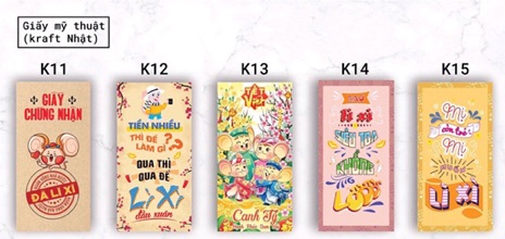COMBO 130B  BAO LÌ XÌ 2020 🌼🌼🌼🌼