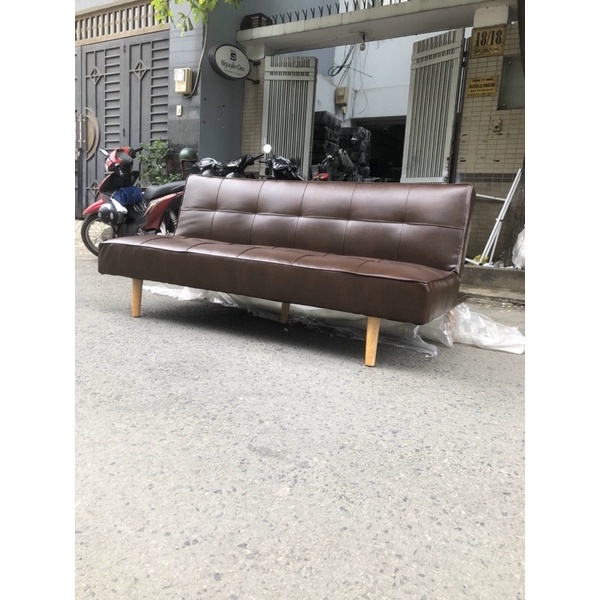 Sofa bed sofa giường chất liệu simili da đa năng thông minh