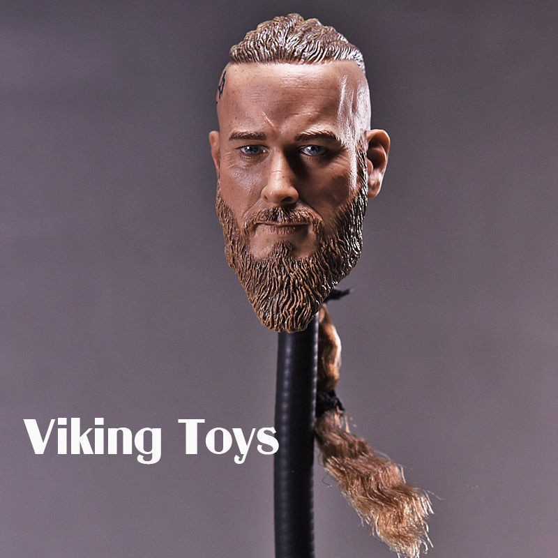 Mô hình đầu người đàn ông Viking tỉ lệ 1/6 12"
