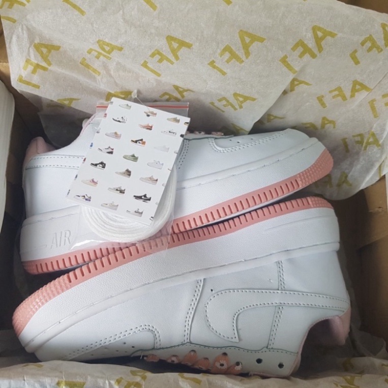 Giày thể thao nữ AF1 đế xâu xanh,hồng da thật 1:1 bản đẹp nhất funl box cao cấp <Hot Trend> | BigBuy360 - bigbuy360.vn
