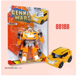 Vỉ đồ chơi roboot Genki wars biến hình siêu nhân thành xe - 314