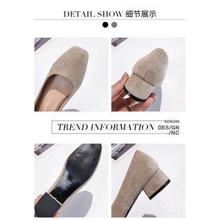 [ORDER] Giày công sở da lộn gót cao 3.5cm (ảnh thật ở cuối)