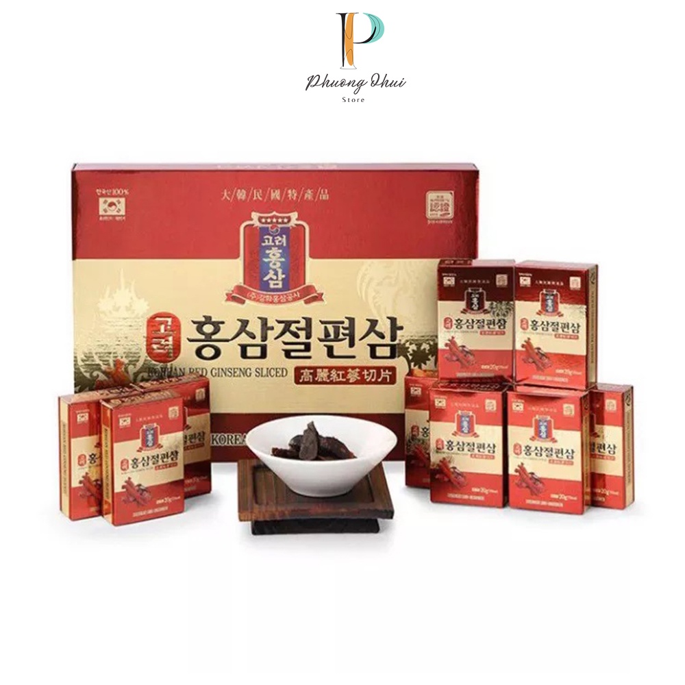 Hồng Sâm Cắt Lát Korean Red Ginseng Sliced 200g Nội Địa Hàn Quốc
