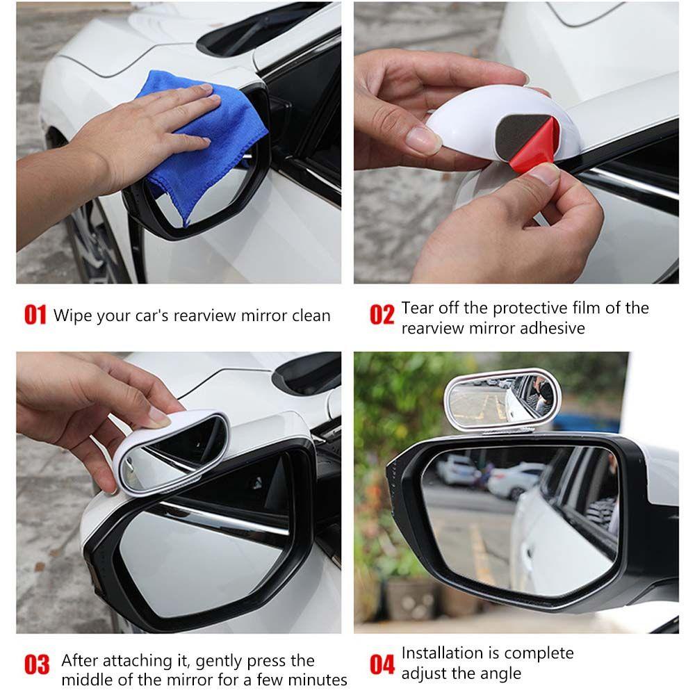 Gương Chiếu Hậu Góc Rộng Dạng Cong Hình Cầu HD Thông Dụng Cho Xe Hơi