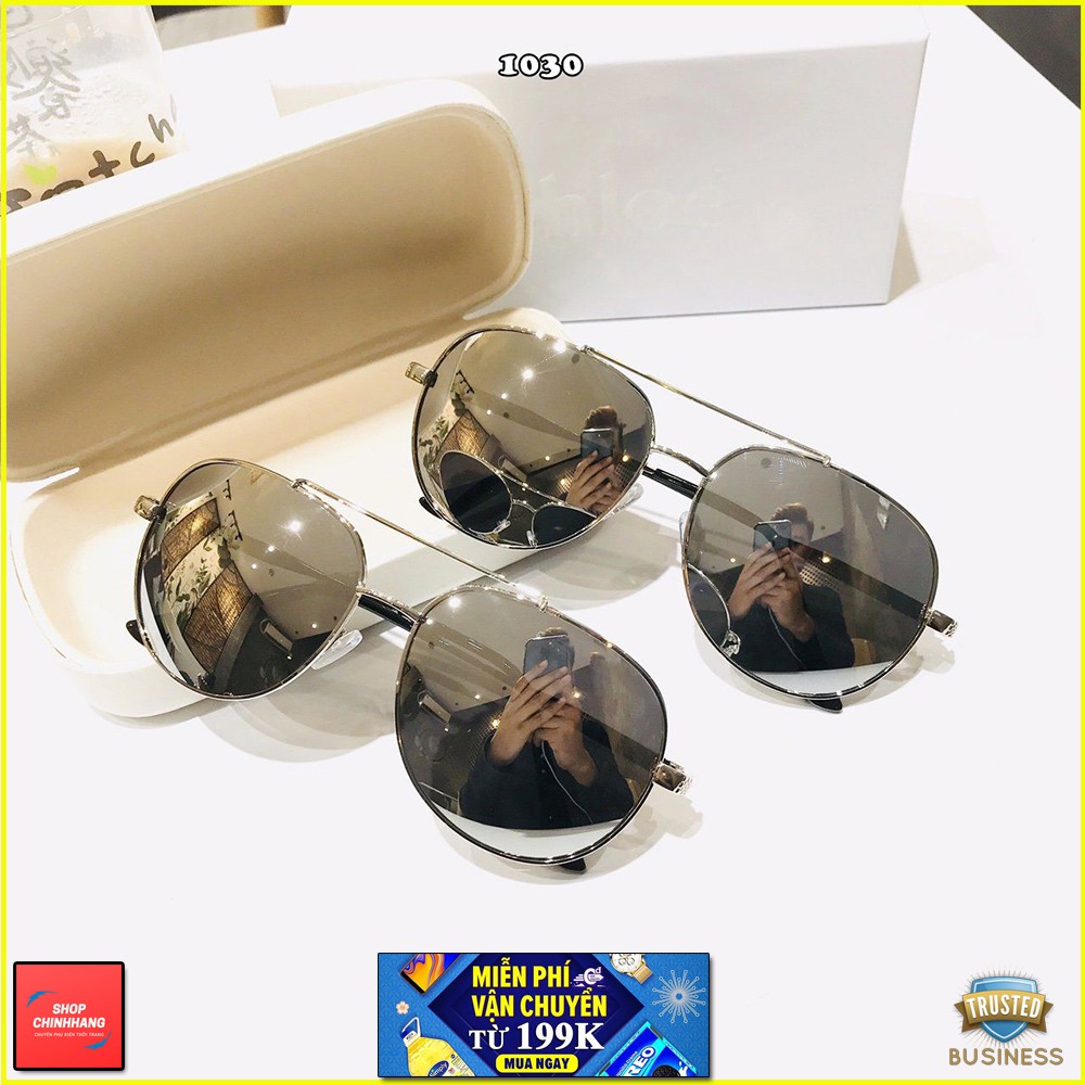 KÍNH MÁT NỮ THỜI TRANG GỌNG MẢNH 2 CẦU SANG CHẢNH SH1030