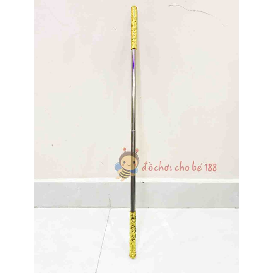 Đồ chơi chiếc thiết (thước) bảng, Gậy như ý Tôn Ngộ Không bằng inox dài 66 cm