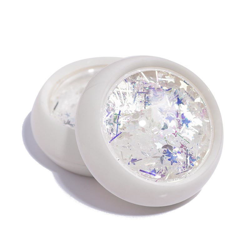 Nhũ Trắng Sao Galaxy Mùa Đông Đính Móng