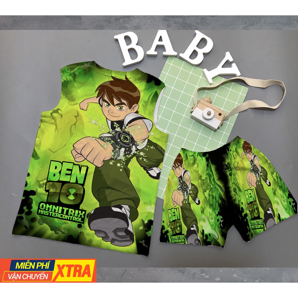 ĐỒ BỘ IN HÌNH BEN 10