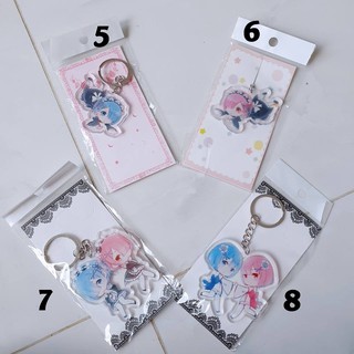 Móc khóa postcard bookmark RE:Zero