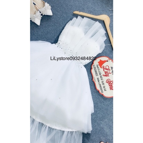 MS1210V ĐẦM XOÈ TẦNG ĐUÔI TÔM KẾT CƯỜM full size S/M/L/XL ( ẢNH VÀ VIDEO DO CHỦ SHOP CHỤP 1000%)