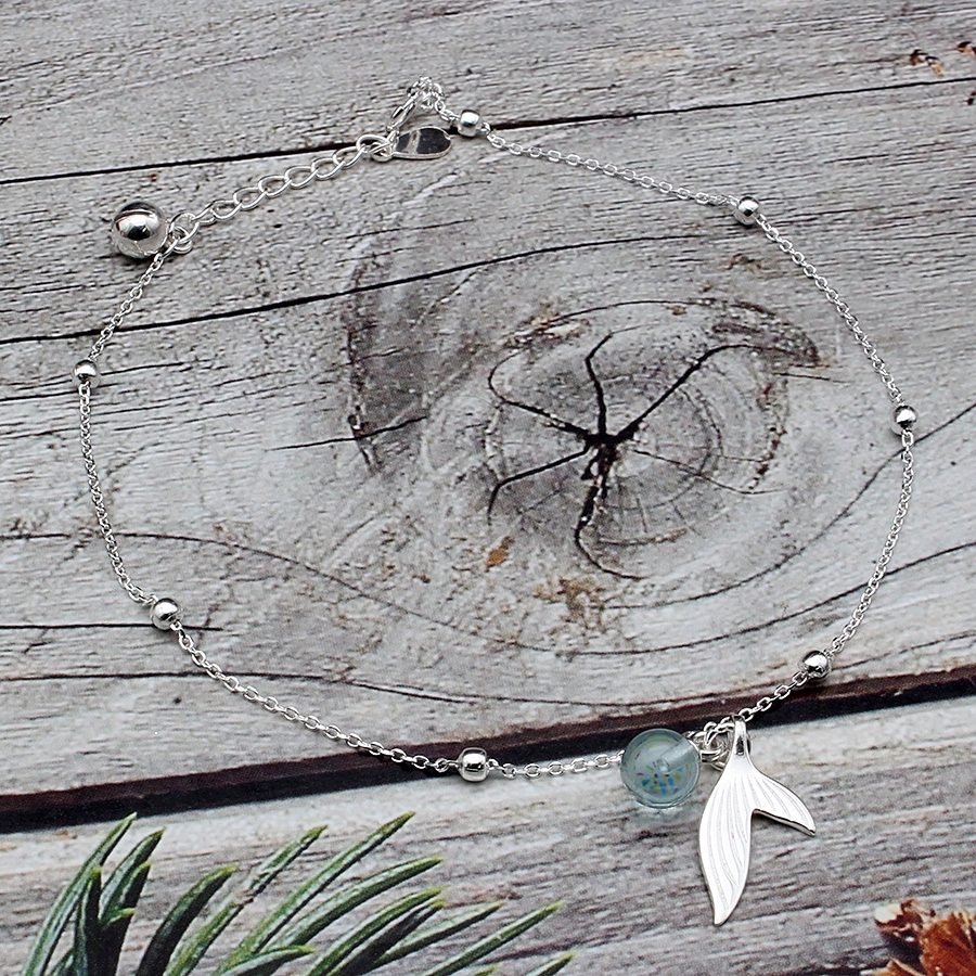 Lắc Chân Nữ Bạc Hiểu Minh LC215 đuôi Cá Bảo Hành Vĩnh Viễn | BigBuy360 - bigbuy360.vn