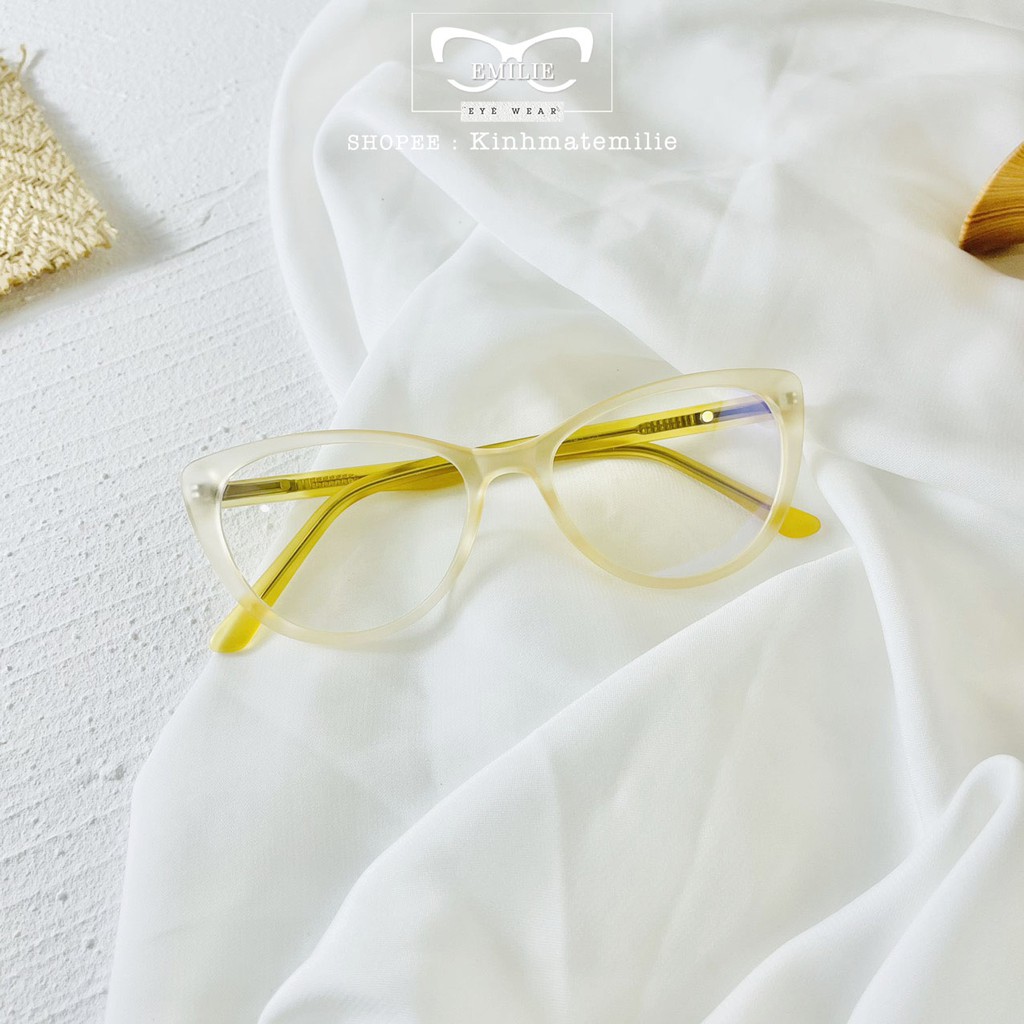Kính mắt mèo nhựa dẻo càng gập lò xo Emilie eyewear phụ kiện thời trang 8013 | BigBuy360 - bigbuy360.vn