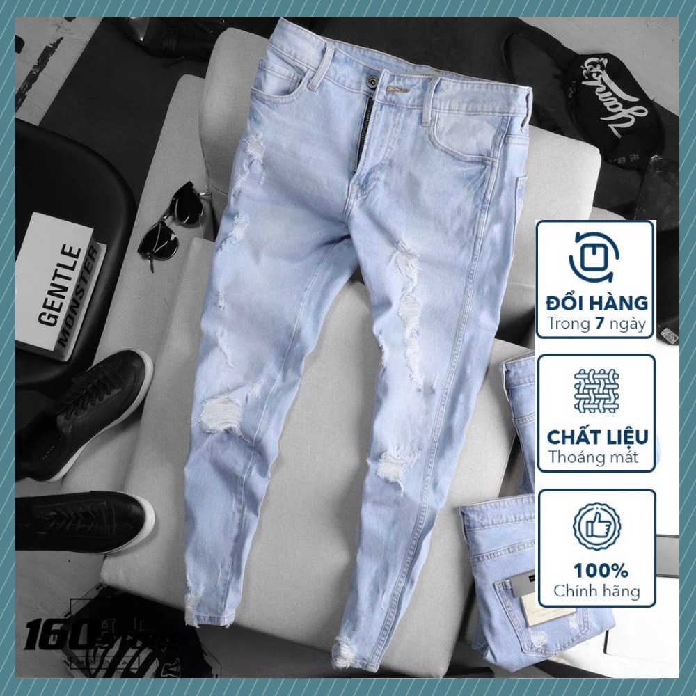 Quần jean nam chất bò cao cấp co dãn 4 chiều, Quần Jean Nam đẹp NHIỀU MẪU MỚI Menfashion MM
