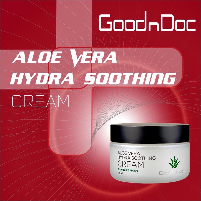 [HÀNG CHÍNH HÃNG] GoodnDoc Aloe Vera Hydra Soothing Cream Tái Tạo Da Từ Lô Hội Kem Dưỡng Cấp Ẩm Trắng Sáng Trẻ Hóa