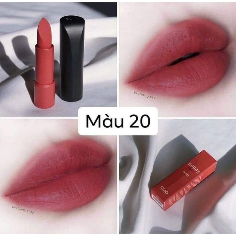 Son Clio Rouge Heel Velvet