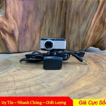 (Bảo hành 06 tháng) Webcam Kẹp mini có mic dùng cho máy tính có tích hợp mic và đèn Led trợ sáng - Webcam để bàn V7
