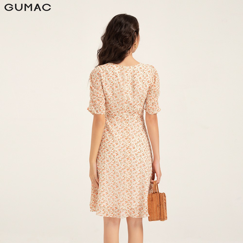 Đầm nữ ôm body GUMAC tay ngắn dễ thương, đủ màu đủ size DB1135 | BigBuy360 - bigbuy360.vn