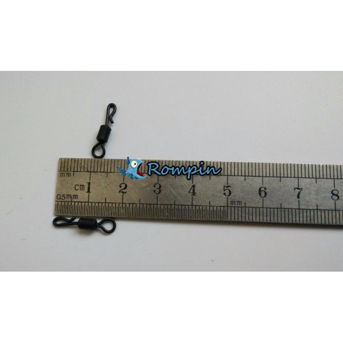 Set 20 Mồi Câu Cá Hình Chữ Q Màu Đen Nhám size UK size 8# Phụ Kiện Câu Cá Chuyên Dụng Chất Lượng Cao