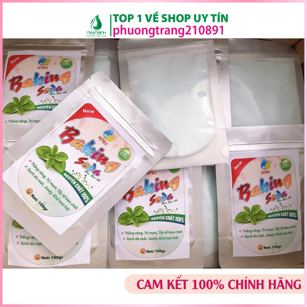 Baking soda đa dụng làm trắng, làm đẹp, vệ sinh đồ dùng và nhà cửa lọ 100gr