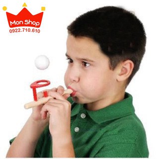 Thổi bóng luyện cách lấy hơi cho bé - Thổi bóng gỗ