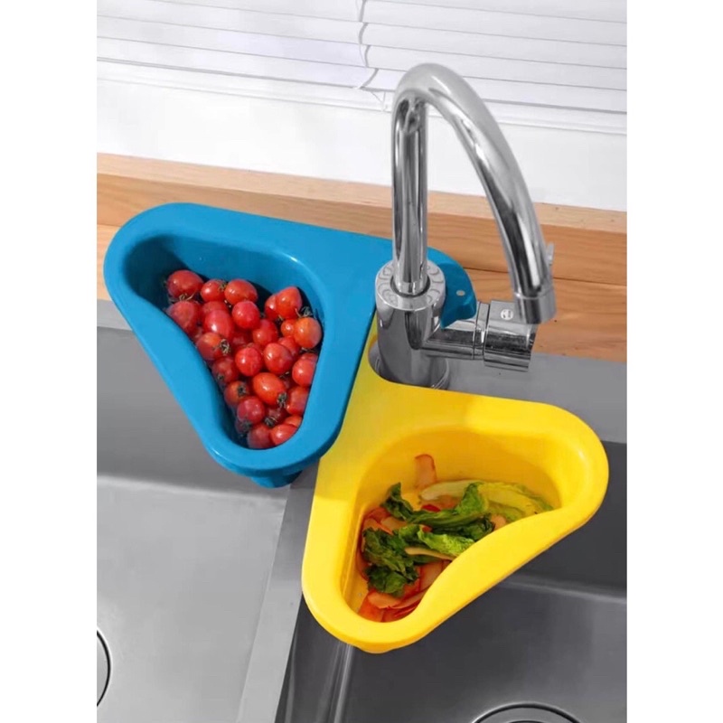 Khay Lọc Rác gắn bồn rửa bát  Hình Thiên Nga /Rổ nhựa gắn bồn rửa đa năng,Giỏ lọc rác đa năng hình thiên nga có móc treo