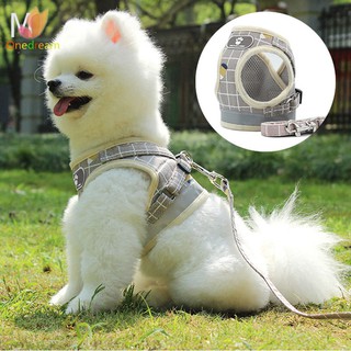 Áo yếm dắt thú cưng kèm dây dắt mềm mại