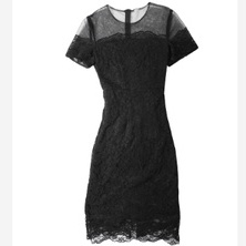 Váy ren chiffon phong cách mới size S màu đen 2hand