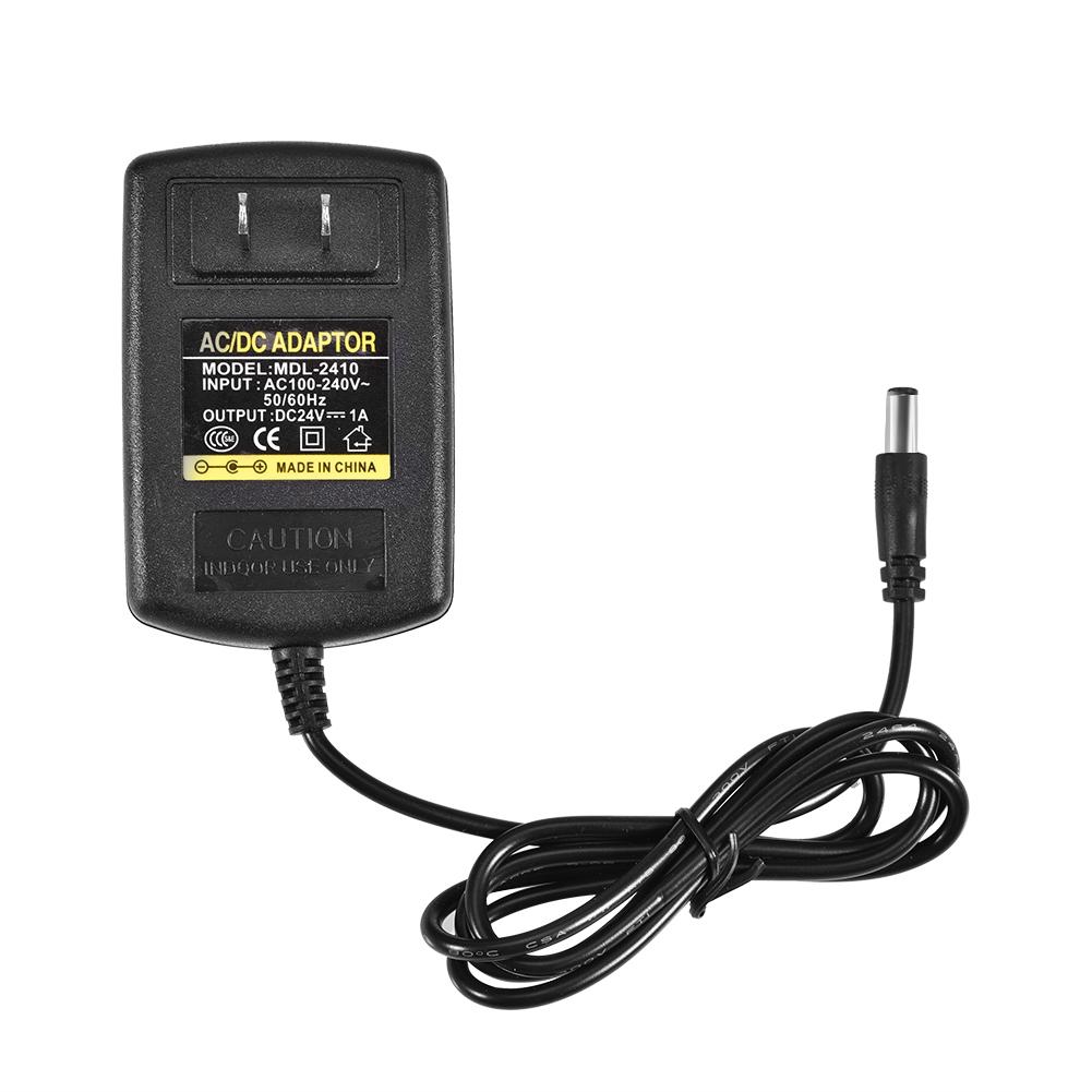 Đầu sạc cắm tường đa năng AC100-240V sang DC 24V 1A