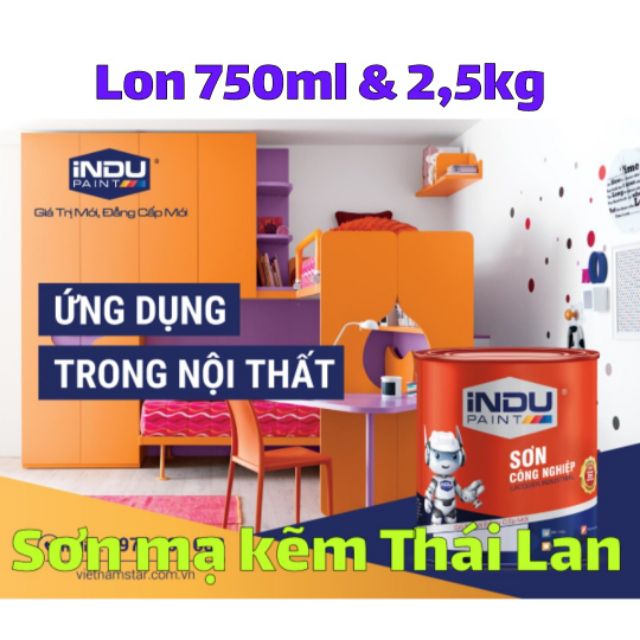 SƠN SẮT MẠ KẼM 2,5Kg