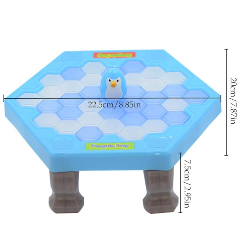 Feel Penguin Break Ice Block Hammer Trap Game Toy Funny Classic Party Kids Puzzle Interactive Table Games