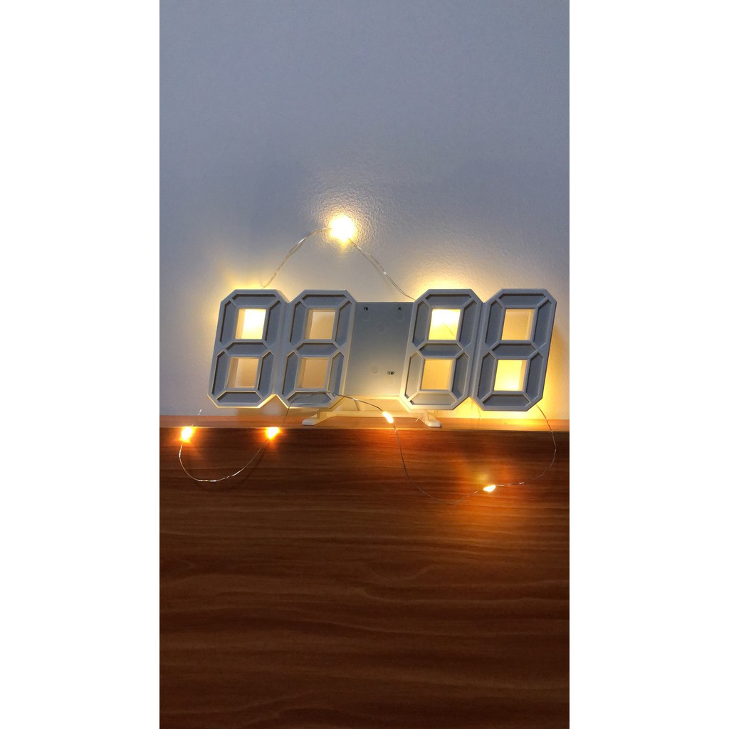 Đồng Hồ Led❣️ FREE SHIP ❣️Đồng hồ đèn Led 3D treo tường, để bàn Led Digital Wall Clock