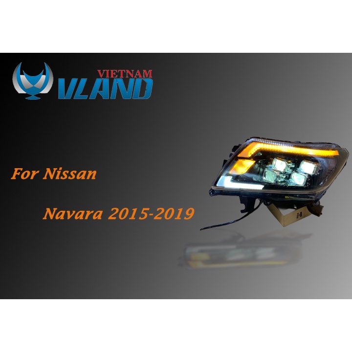 ĐÈN PHA NISSAN NAVARA 2015-2019 NÂNG CẤP LÊN 2021 FULL LED