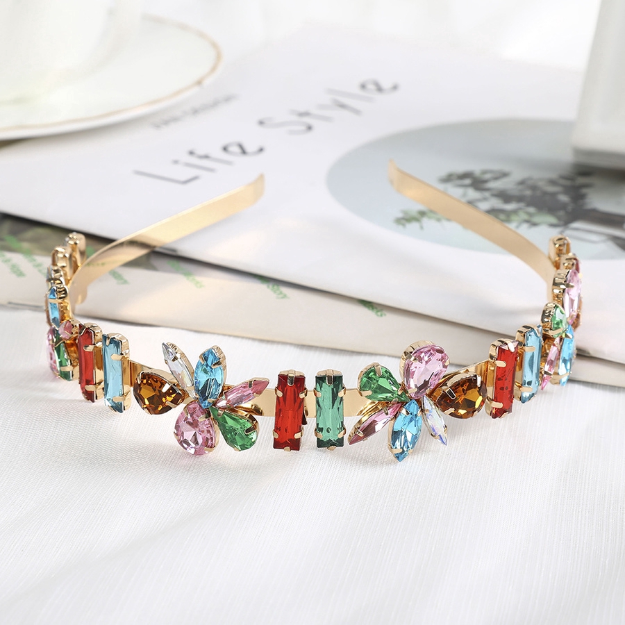 Băng Đô Cài Tóc Đính Đá Và Ngọc Trai Nhân Tạo Xinh Xắn Cho Nữ