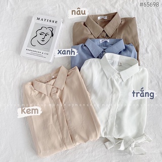 Sơ mi lụa mềm