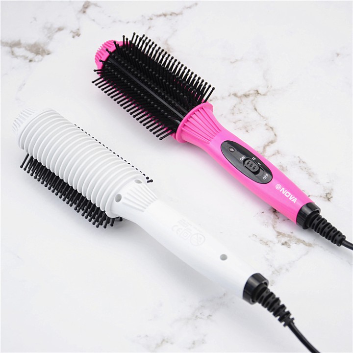 Lược điện Nova 8810 uốn cụp chính hãng SỬ DỤNG CÔNG NGHỆ NANO KHÔNG GÂY HẠI TÓC Có Ngay Mái Tóc Như Ý Sau 5 Phút