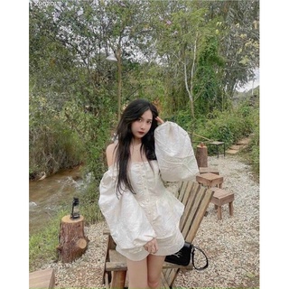 SET ÁO GẤM TAY PHỒNG KÈM SHORT