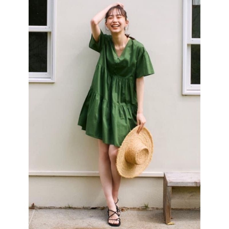 Váy xanh uniqlo Nhật auth