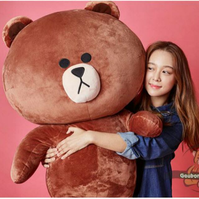 Gấu Brown khổ 1m1 (cao 90cm)