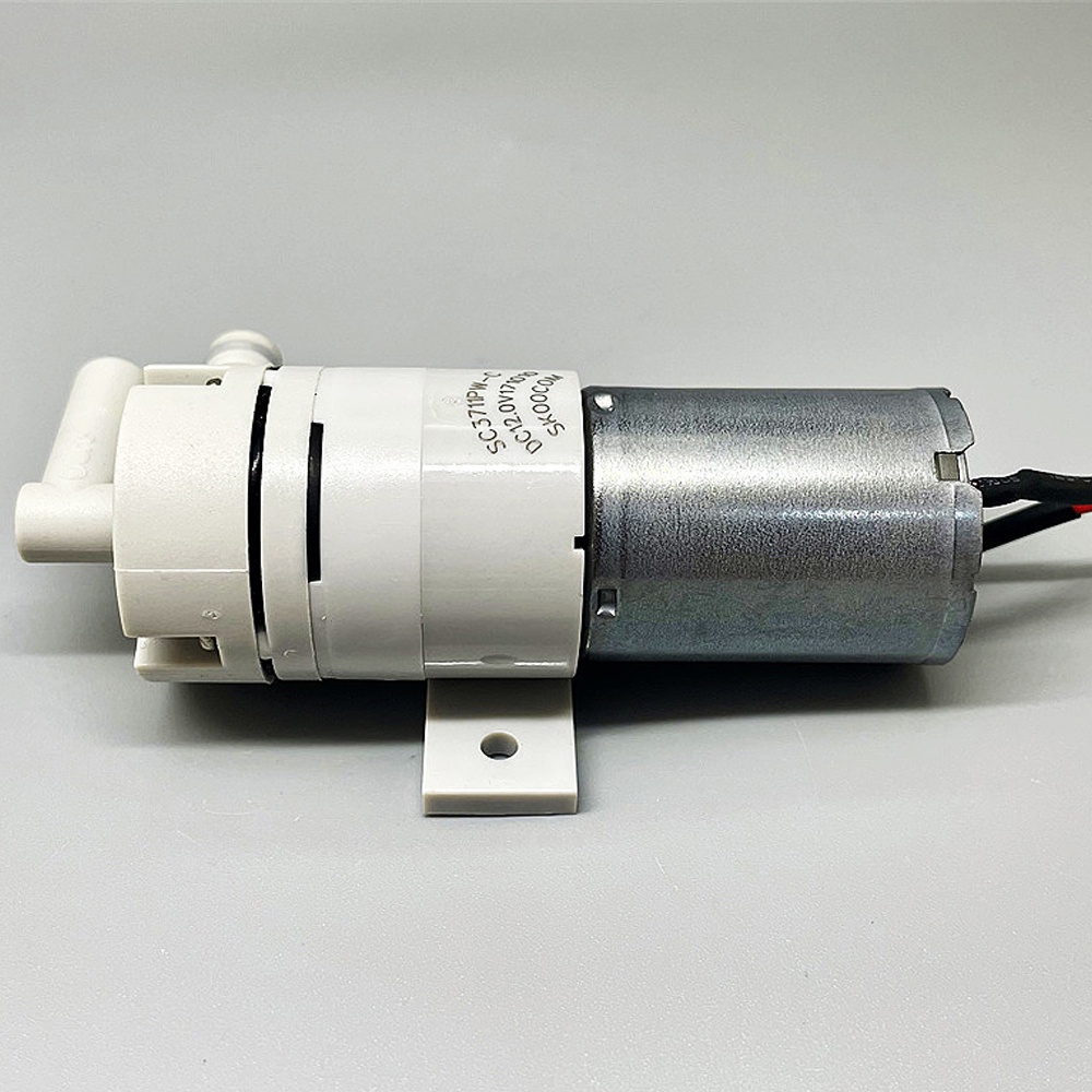 Máy Bơm Nước Diaphragm Mini 370 DC 12V 0.7L / Phút Tự Khử Trùng Tiện Dụng