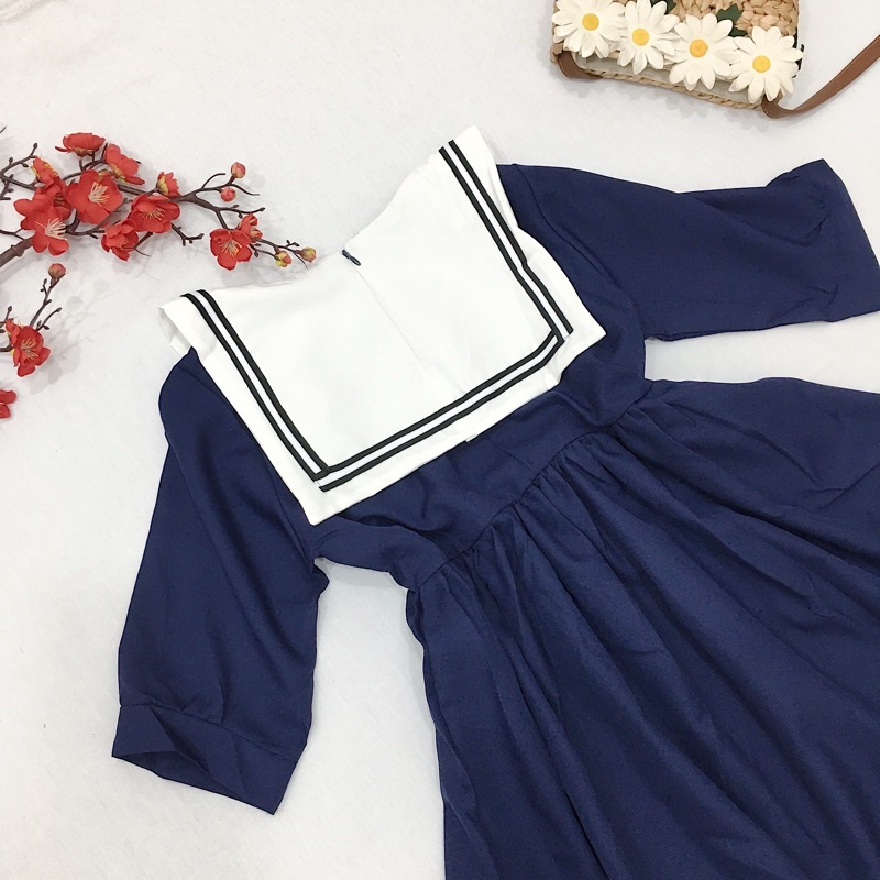Đầm váy thủy thủ babydoll
