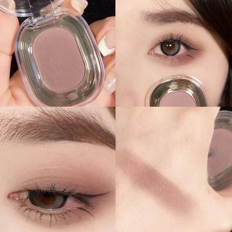 Bảng Phấn Mắt FAICCIA Tông Màu Đất Lấp Lánh Lâu Trôi Chống Thấm Nước