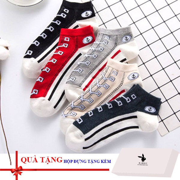 Combo 05 đôi tất / vớ nam/nữ cao cấp có hộp đựng PL (Loại 1)