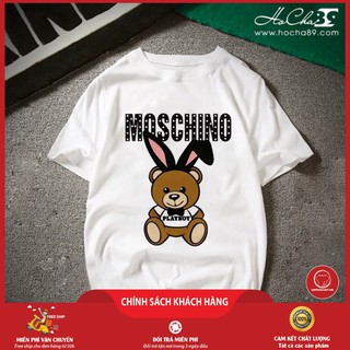 Áo Thun Con Thỏ Phong Cách Hàn Quốc Phối Hình Basic
