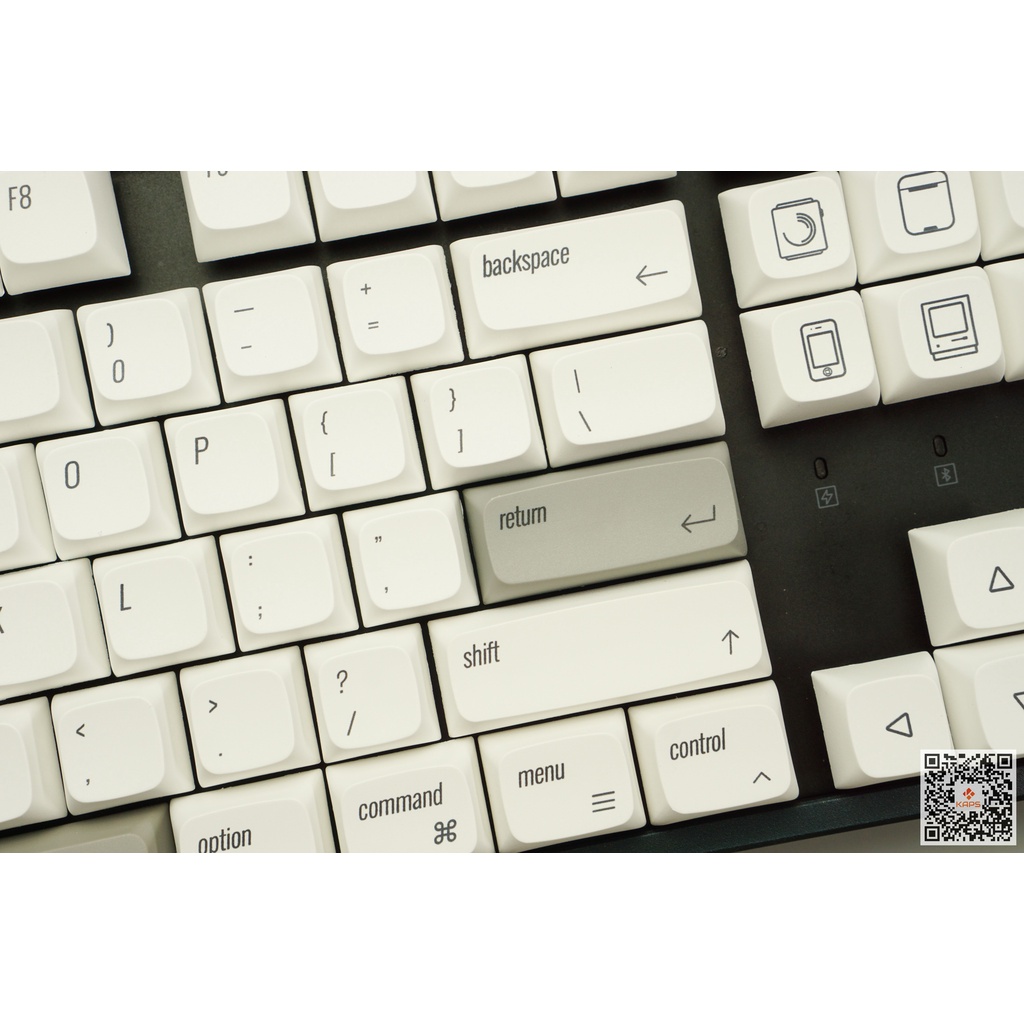 Keycap layout macos PBT profile XDA in dyesub 133 nút cho bàn phím cơ layout 108/104/98/87/84/75/68/64/61